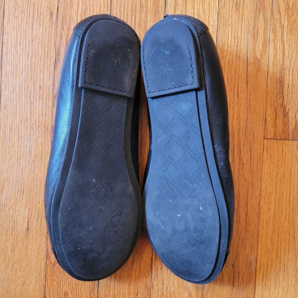 Vionic MINNA Black Leather Ballet Flats 8M‎ Bow Comfort - Picture 2 of 10